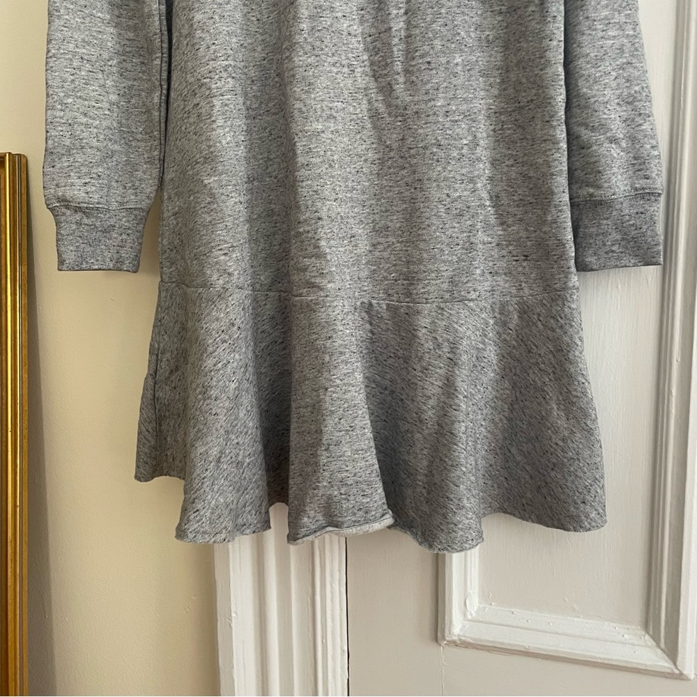 GAP Flounce Sweatshirt Dress - Picture 4 of 8